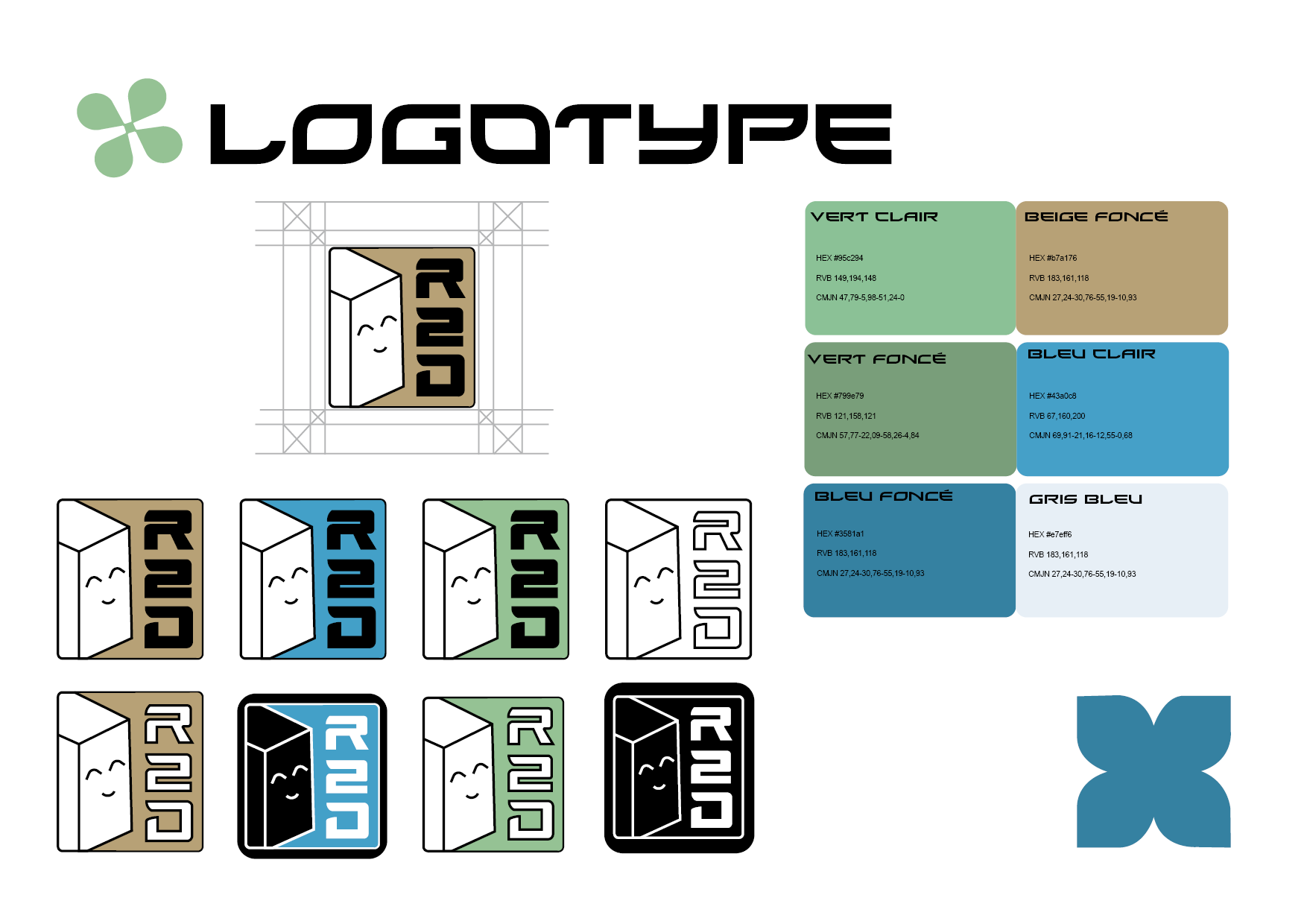 Logotype pour une charte graphique