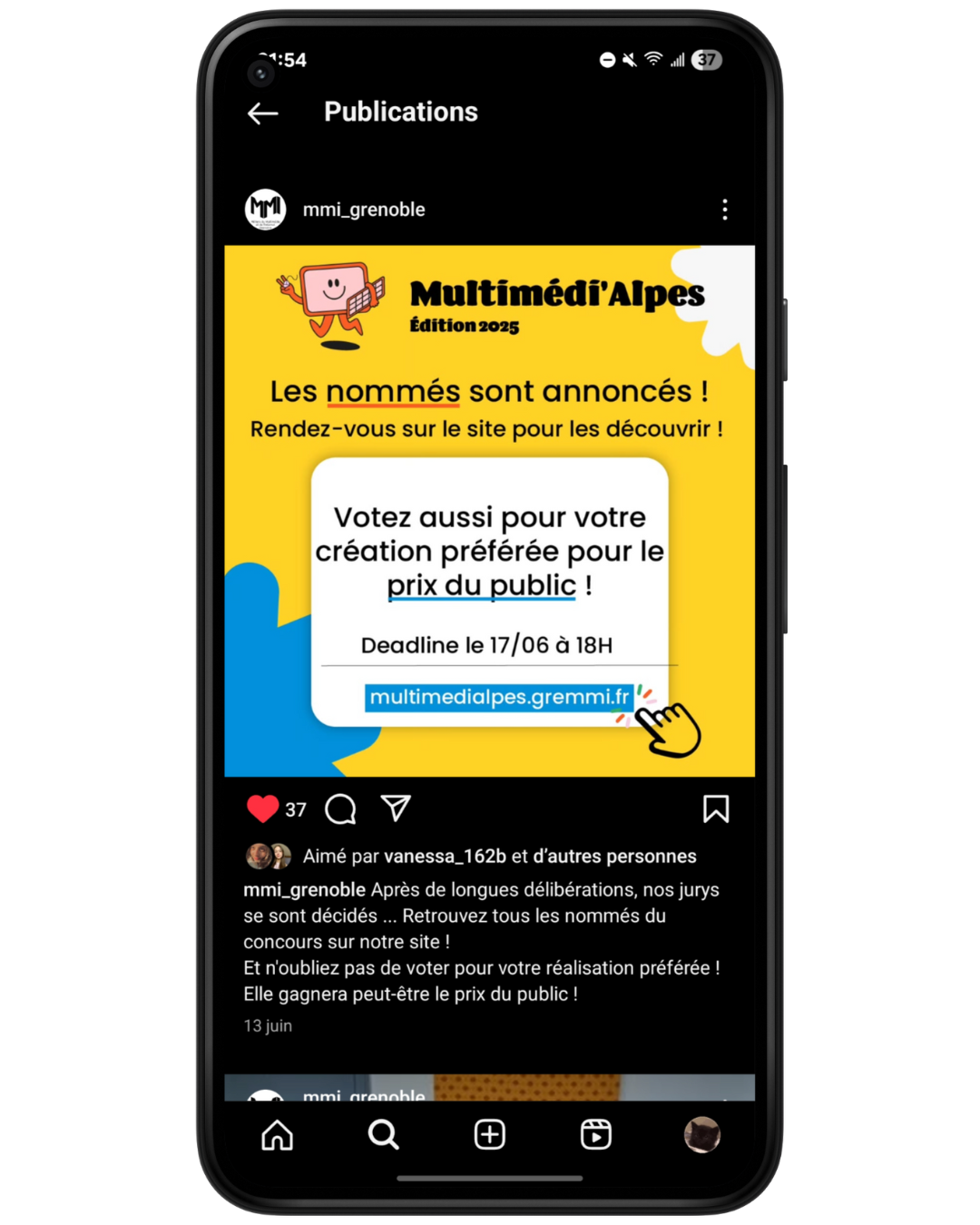 Post insta MMI